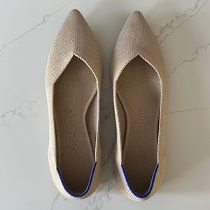 Rothy’s the Point.  Size 9.5. Ecru
